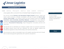 Tablet Screenshot of jenaelogistics.com